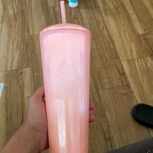 Starbucks pink tumbler